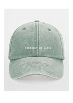 Black Giraffe Brand Cabernet Me Later Basecap aus Baumwolle im Used-Look
