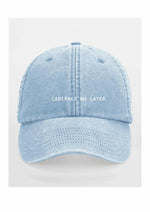 Black Giraffe Brand Cabernet Me Later Basecap aus Baumwolle im Used-Look