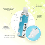 GoGoNano Schuhreiniger-Gel für Schuhe, Textil und Wildleder, 150 ml, Infografik zum Produkt