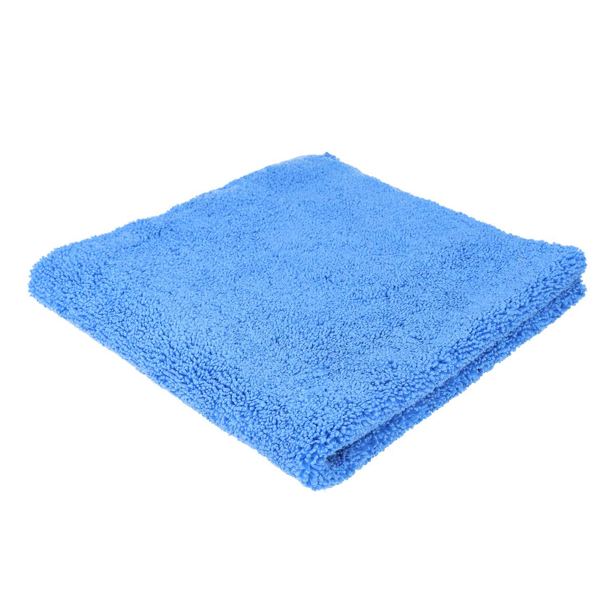 Blaues Mikrofasertuch aus dem Reinigungsset