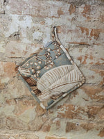 Hortensias Home Topflappen Terra Flora aus Baumwoll-Leinen mit Taschendesign