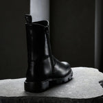 Kira Sustainable Chelsea Rebel Vegane Chelsea Boots in Schwarz – Ansicht 2