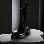 Kira Sustainable Chelsea Rebel Vegane Chelsea Boots in Schwarz – Ansicht 3