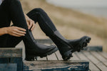 Kira Sustainable Chelsea Rebel Vegane Chelsea Boots in Schwarz – Ansicht 6
