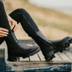 Kira Sustainable Chelsea Rebel Vegane Chelsea Boots in Schwarz – Ansicht 7
