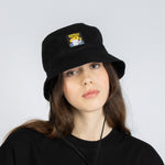 Mumin Jungle Bucket Hat in Schwarz aus Baumwolle
