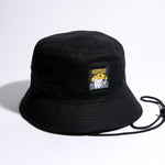Mumin Jungle Bucket Hat in Schwarz aus Baumwolle