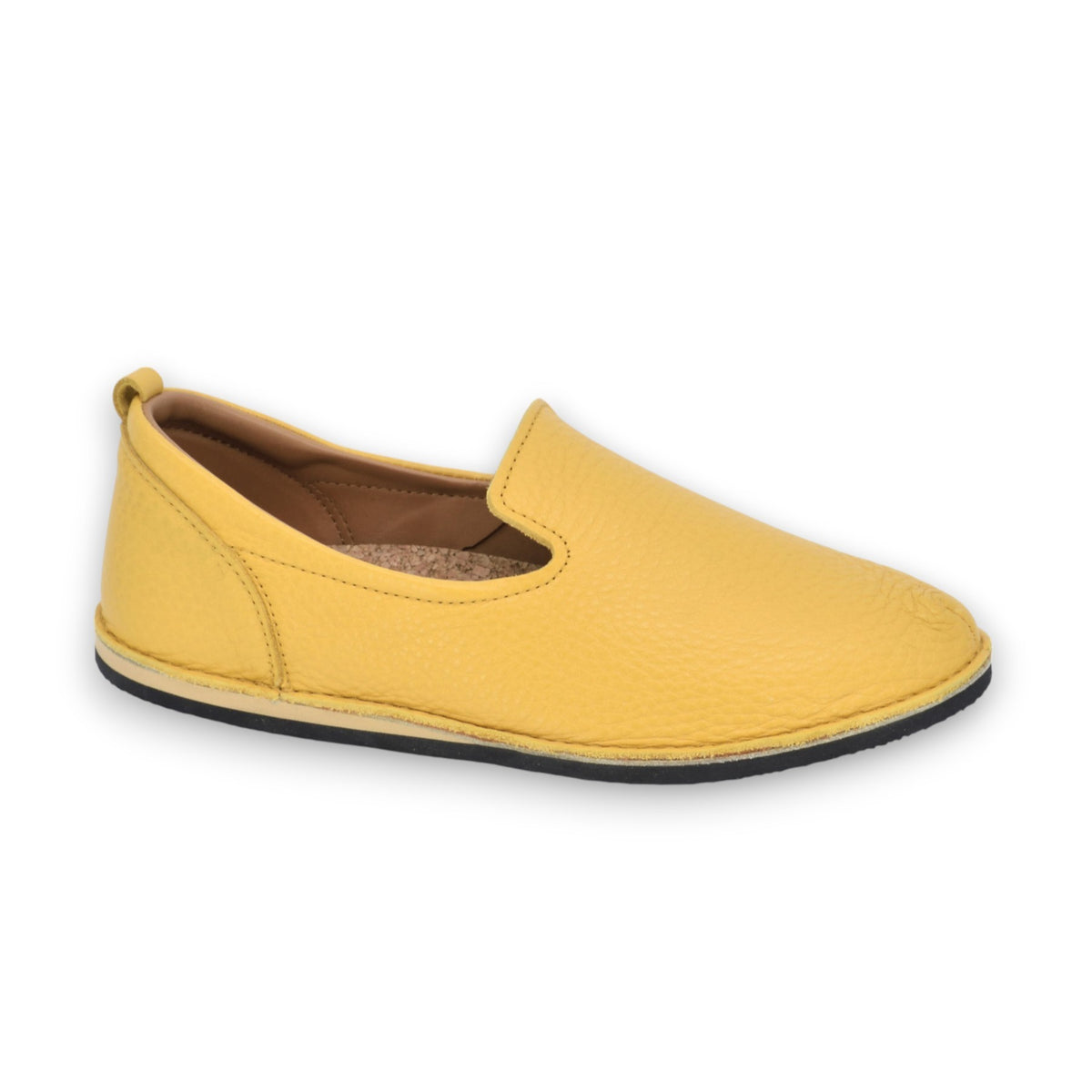Omaking SoHo Lows Leder-Loafer in Gelb aus weichem Naturleder mit Lederfutter