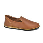 Omaking SoHo Lows Leder-Loafer in Ocker aus weichem Naturleder mit Lederfutter