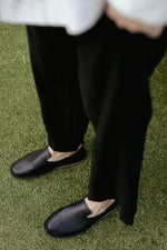 Omaking SoHo Lows Leder-Loafer in Schwarz aus weichem Naturleder mit Lederfutter