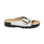 Omaking Chelsea Leder-Slides mit Kuhfell-Optik, Limited Edition
