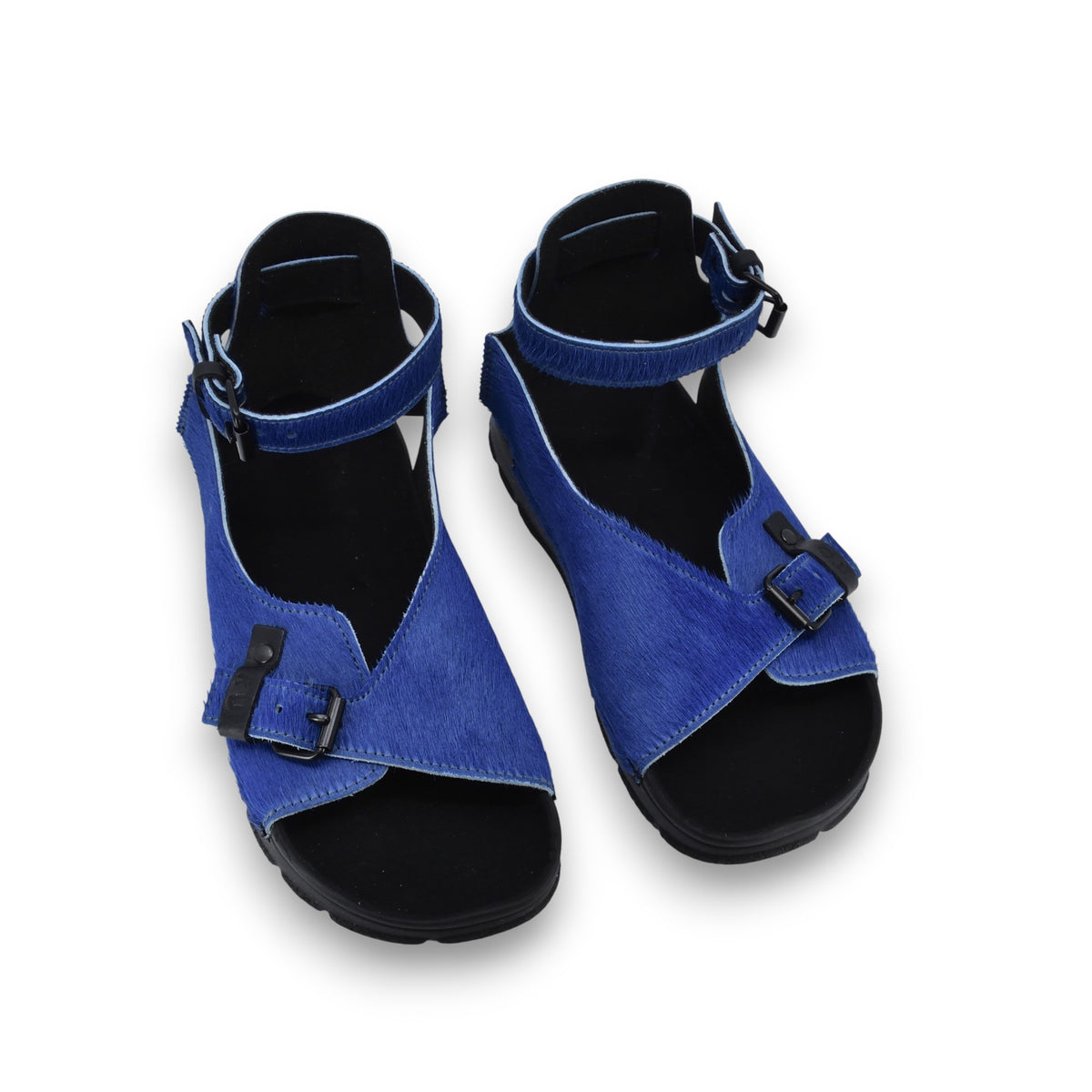 Astoria Sandalen mit Knöchelriemen in Blau – Ansicht 2