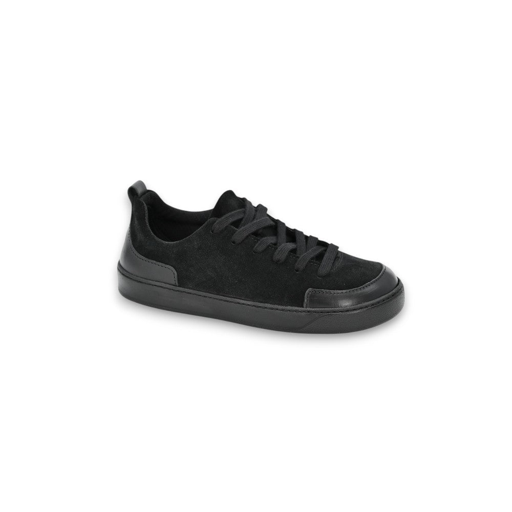 Omaking Forest Hills Veloursleder-Sneaker im Tennis-Look in Schwarz