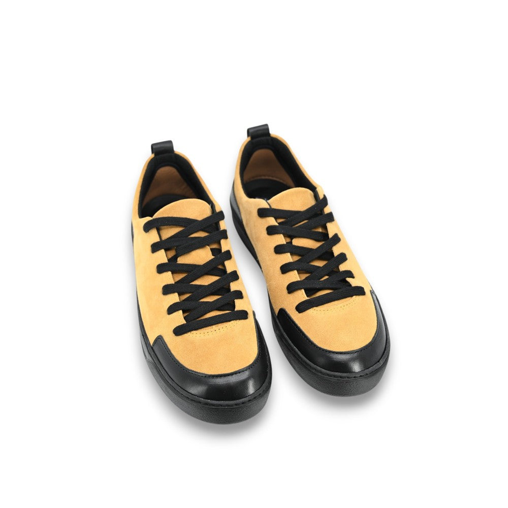 Omaking Forest Hills Veloursleder-Sneaker im Tennis-Look in Senfgelb