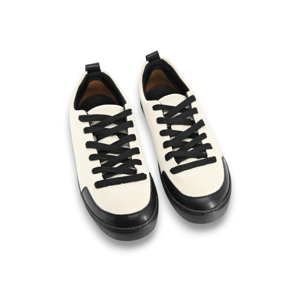 Omaking Forest Hills Veloursleder-Sneaker im Tennis-Look in Weiß