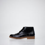 Samelin Samm Chukka Boots in Schwarz aus wasserabweisendem Leder