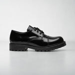 Samelin St. Marks Lackleder-Schuhe in Schwarz