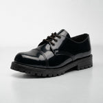 Samelin St. Marks Lackleder-Schuhe in Schwarz